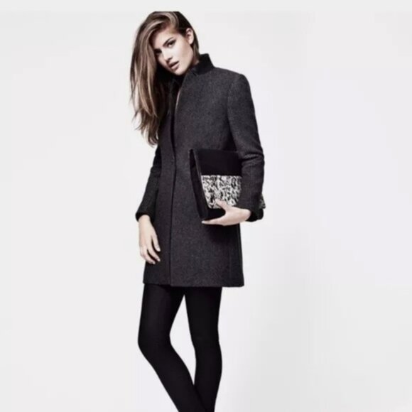 Jackets & Blazers - All Saints Ombre Tula Coat Sz.0 NWT Black